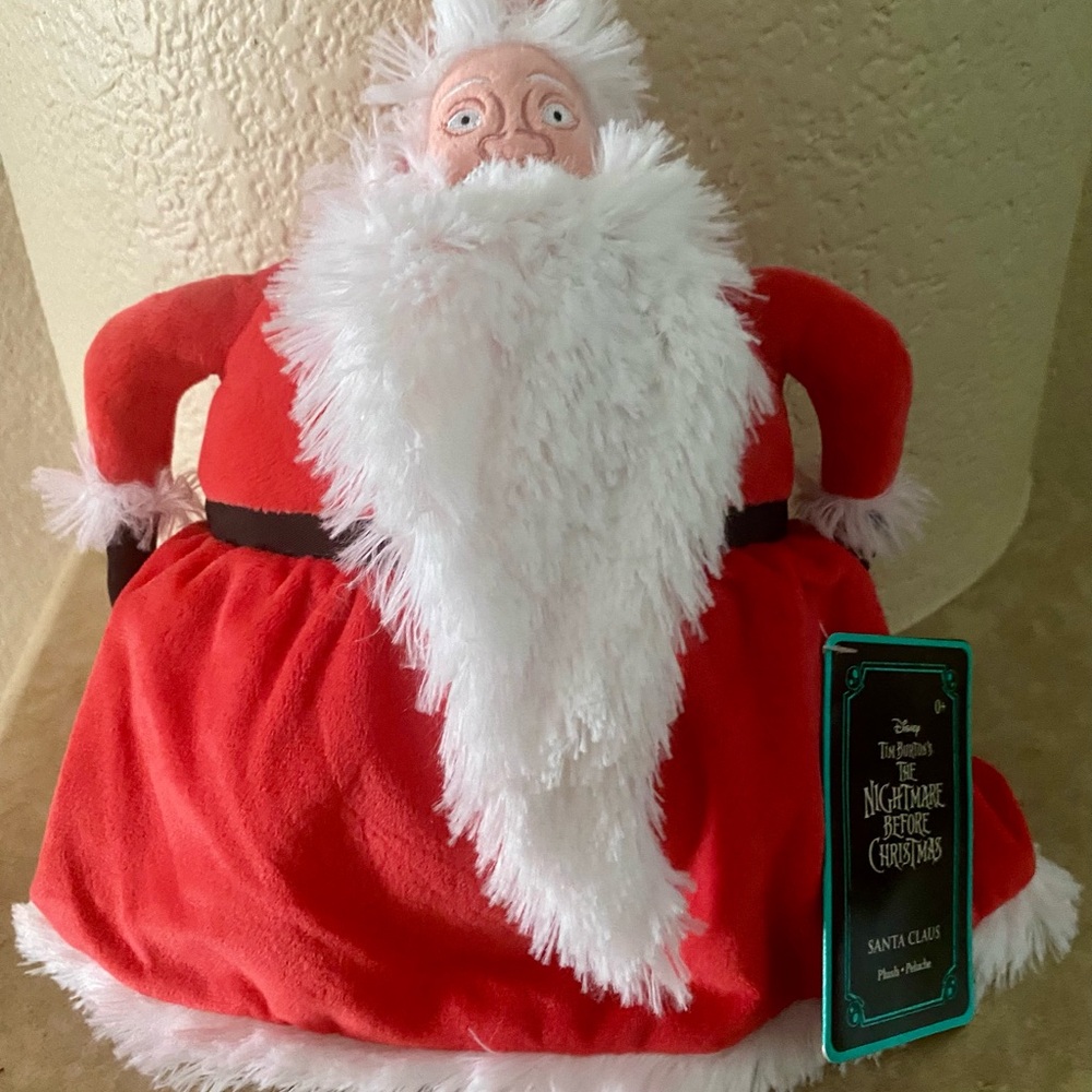 Disney Santa Claus Plush - Red and White